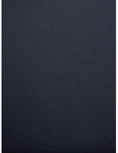 Tissu double gaze - Marine