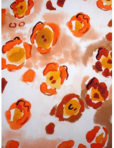 Tissu soie fantaisie