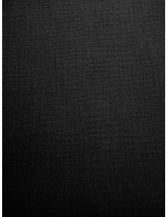 Tissu double gaze - Noir
