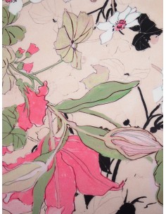 Tissu soie fantaisie