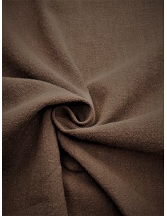 Tissu lin lavé - Taupe