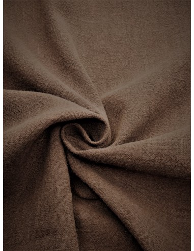 Tissu lin lavé - Taupe