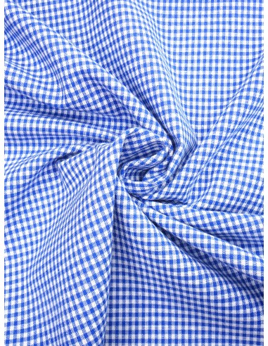 Tissu coton imprimé motif vichy...
