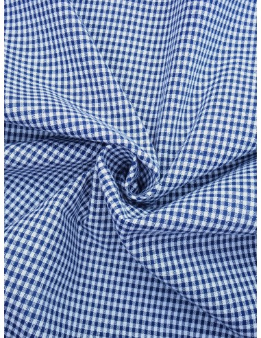 Tissu coton imprimé motif vichy...