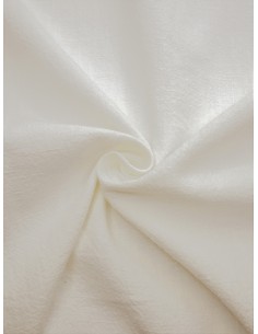 Tissu lin lavé - Blanc cassé