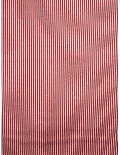 Tissu coton fines rayures -... 2