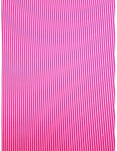 Tissu coton fines rayures -... 2
