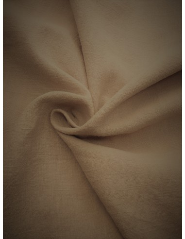 Tissu lin lavé - Beige