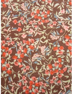 Tissu velours milleraies -...