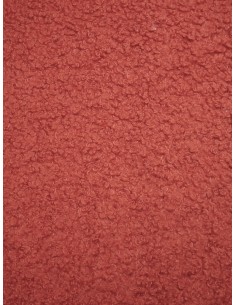 Tissu bouclette - Terra cota