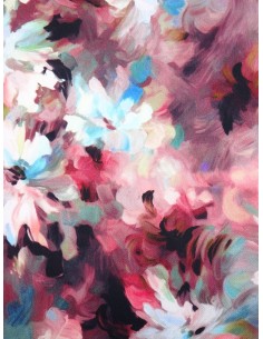 Tissu viscose imprimé motif...