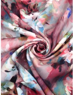 Tissu viscose imprimé motif... 2