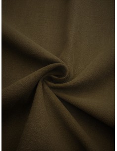 Tissu lin lavé - Kaki