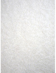 Tissu bouclette - Blanc cassé