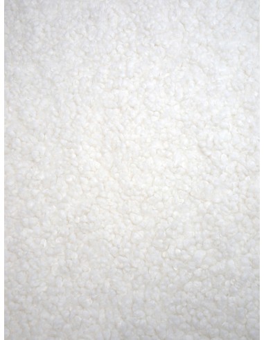 Tissu bouclette - Blanc cassé