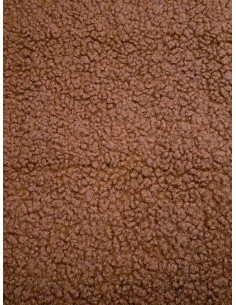 Tissu bouclette - Beige foncé
