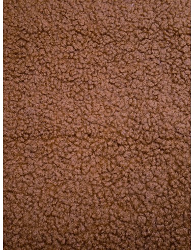 Tissu bouclette - Beige foncé
