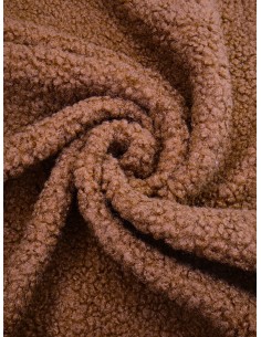 Tissu bouclette - Beige foncé 2