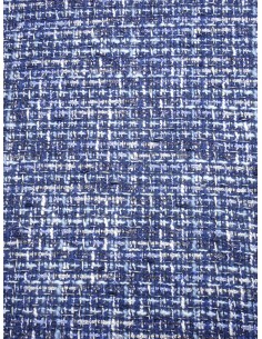 Tissu Style Chanel - Bleu