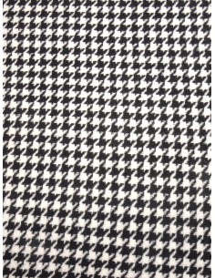 Tissu Lainage pied de poule...