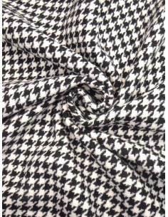 Tissu Lainage pied de poule... 2