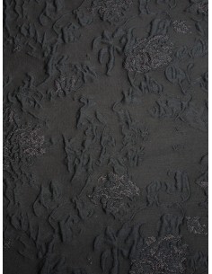 Tissu Jacquard - Noir