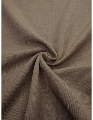 Tissu gabardine extensible - Beige