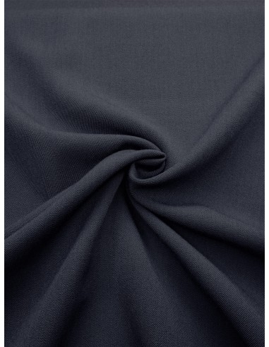 Tissu gabardine extensible - Bleu indigo