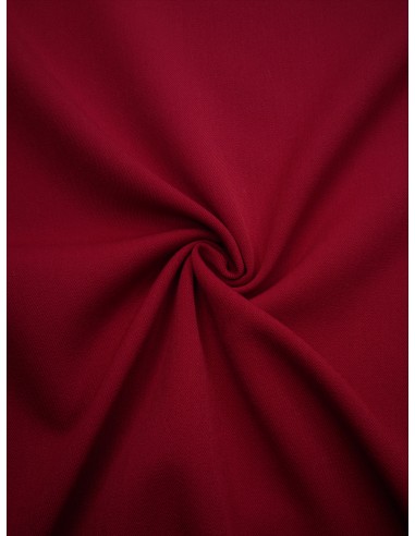 Tissu gabardine extensible - Rouge