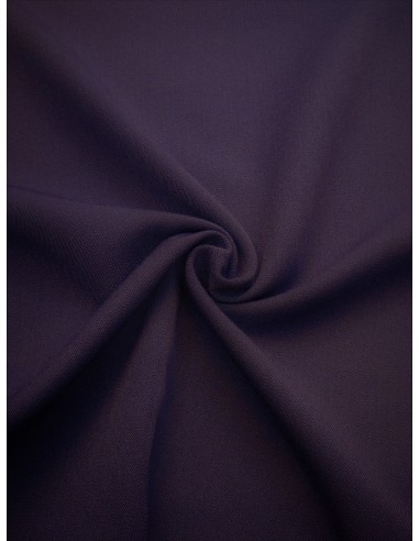 Tissu gabardine extensible - Violet