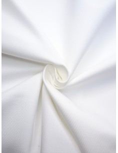 Tissu Gabardine coton - Blanc