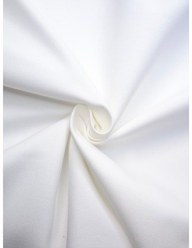 Tissu Gabardine coton - Blanc