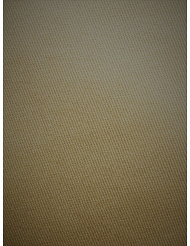 Tissu Gabardine coton - Beige clair