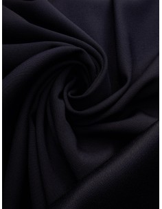 Tissu laine envers satin -...