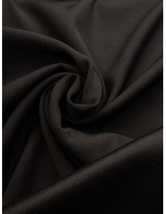 Tissu laine envers satin -...