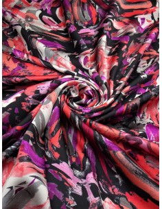 Tissu soie fantaisie