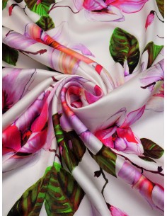 Tissu soie fantaisie