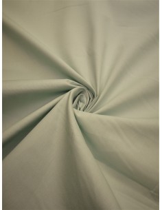 Tissu popeline - Vert amande