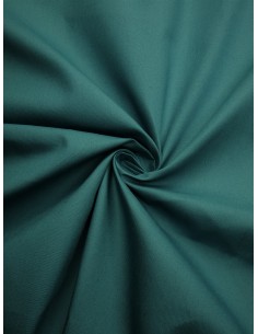 Tissu popeline - Bleu canard