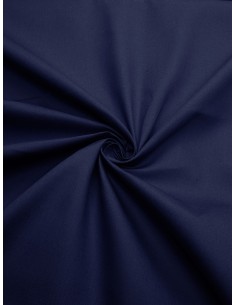 Tissu popeline - Bleu dur