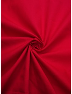 Tissu popeline - Rouge