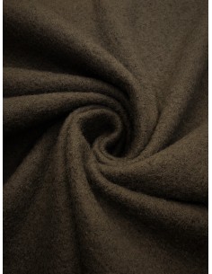 Tissu laine bouillie - Taupe