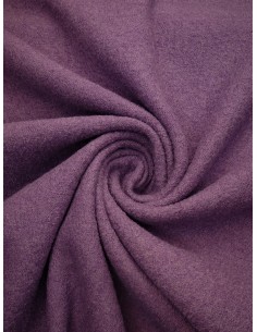 Tissu laine bouillie - Violine