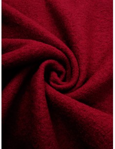 Tissu laine bouillie -...