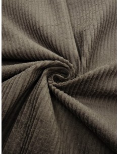 Tissu velours côtelé - Taupe