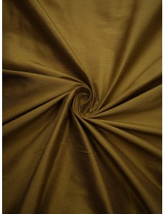 Tissu soie sauvage - Vert