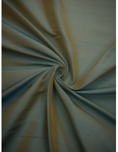 Tissu soie sauvage - Vert