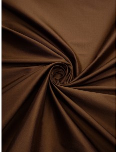 Tissu soie sauvage - Marron
